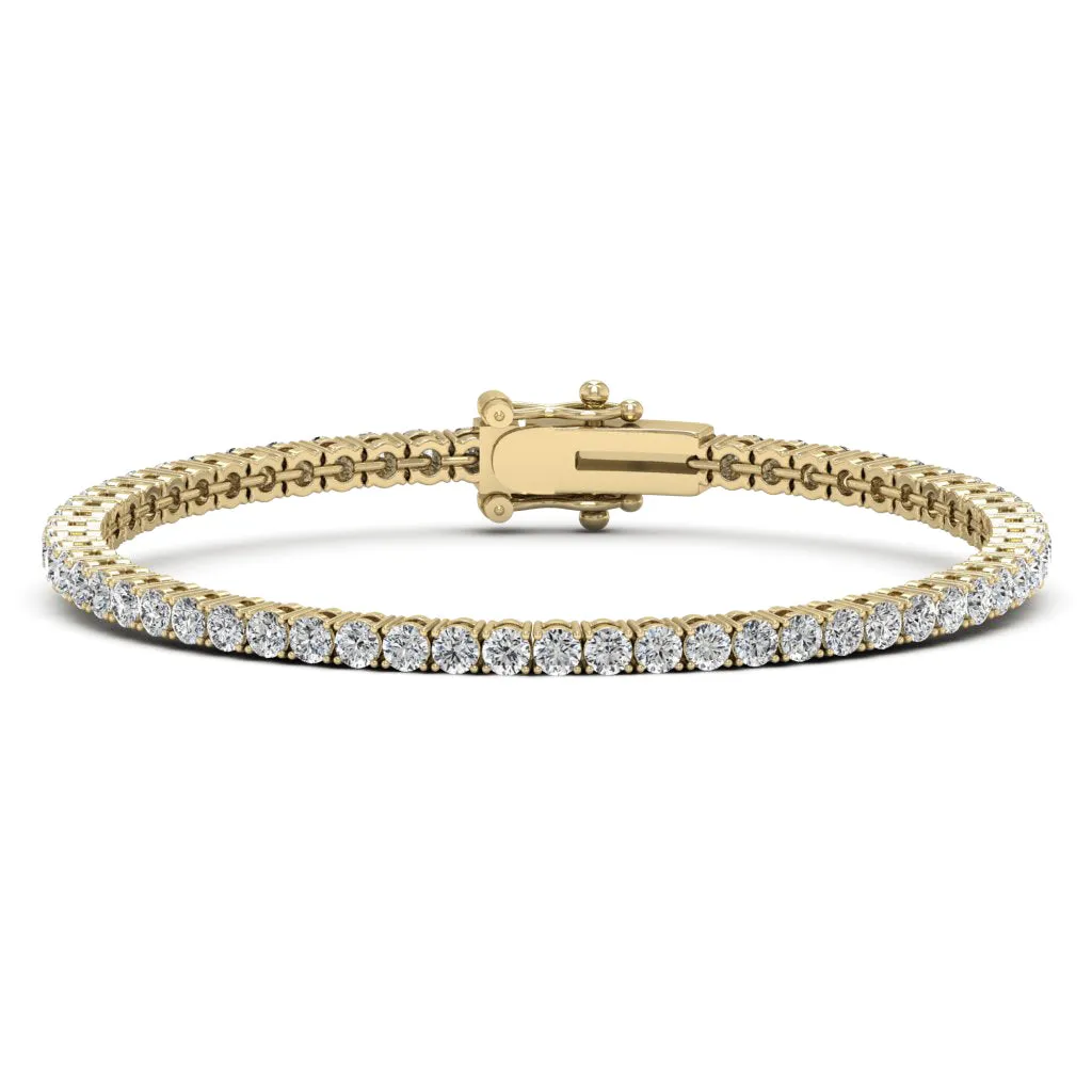 10.25 CTS DEW Moissanite Diamond Tennis Bracelet