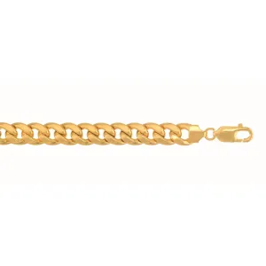10K Gold 8mm Semi-Solid Miami Cuban