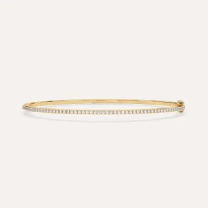 1/2 carat Pave, Bangle Diamond Bracelet