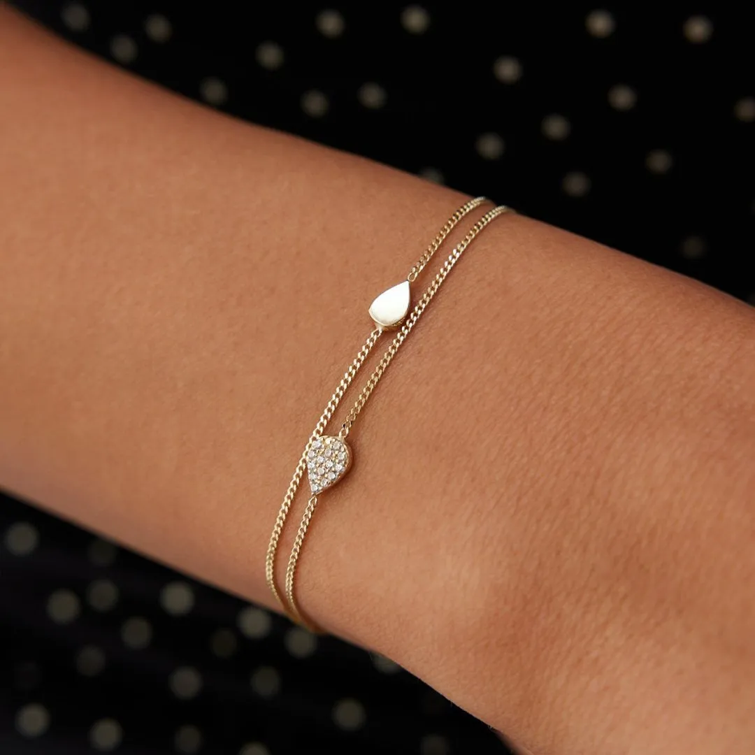 14k Gold Bridge Bracelet