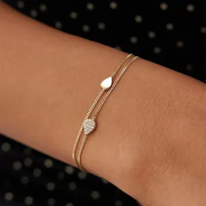 14k Gold Bridge Bracelet