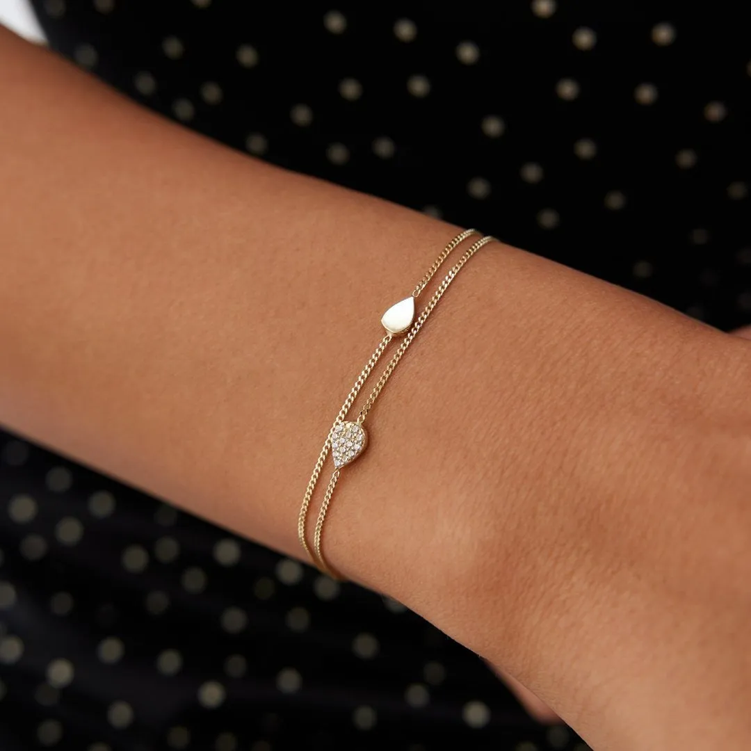 14k Gold Bridge Bracelet
