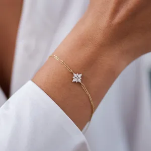 14k Gold Double Bracelet