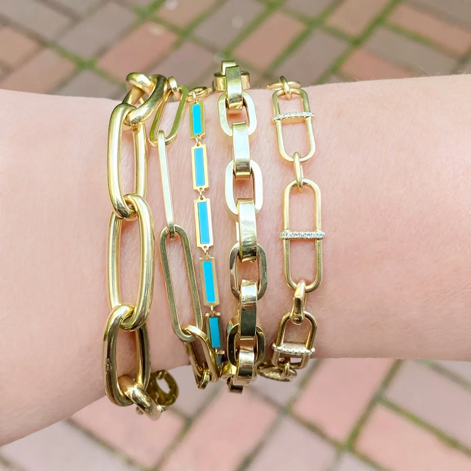 14K Gold Mega Link Bracelet