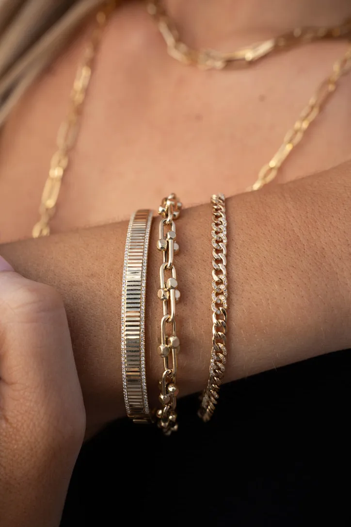 14K GOLD U-LINK CHAIN