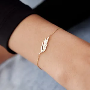 14k Gold Virgo Bracelet