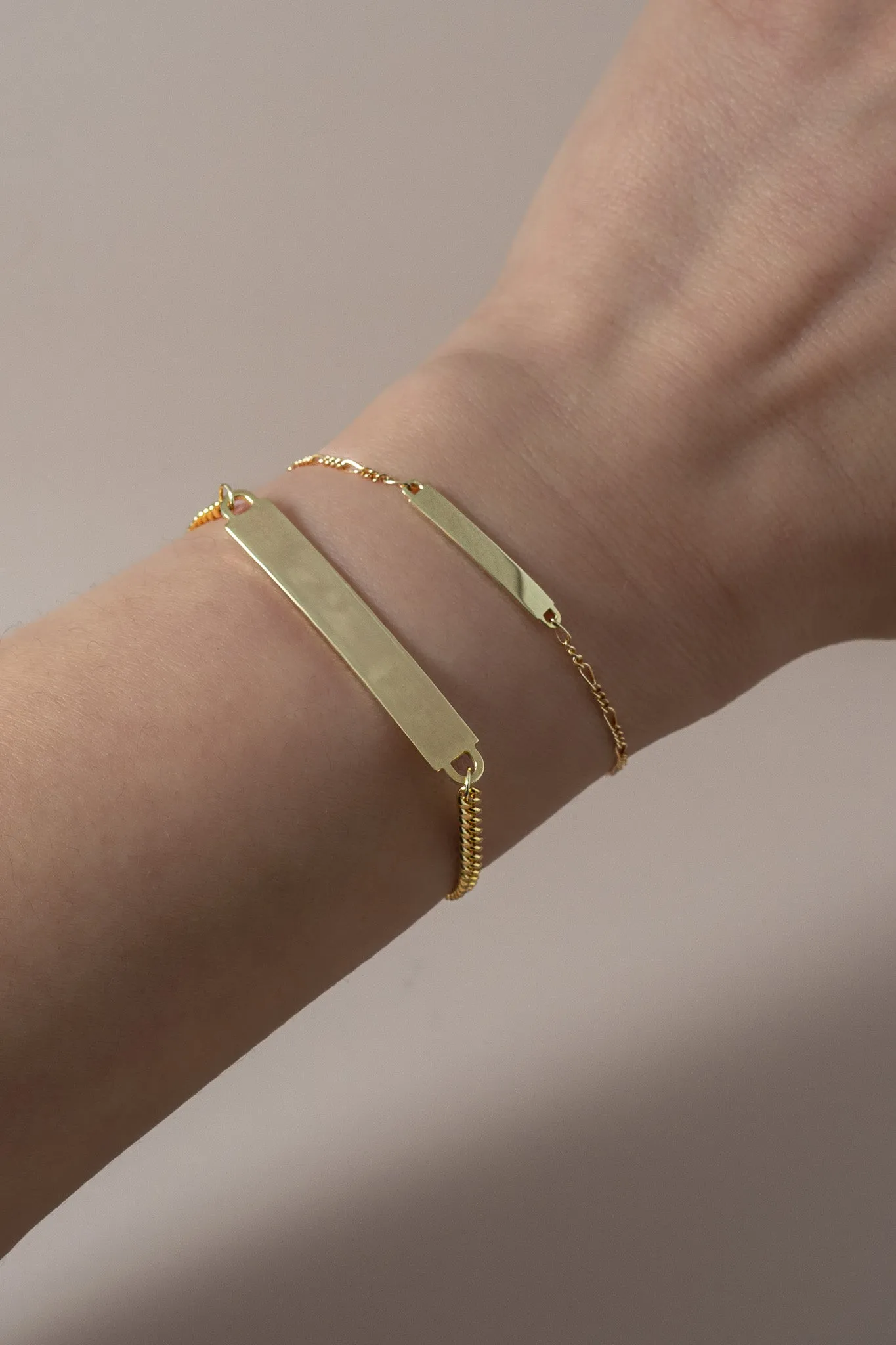 14K Large Bar Cuban Link Bracelet