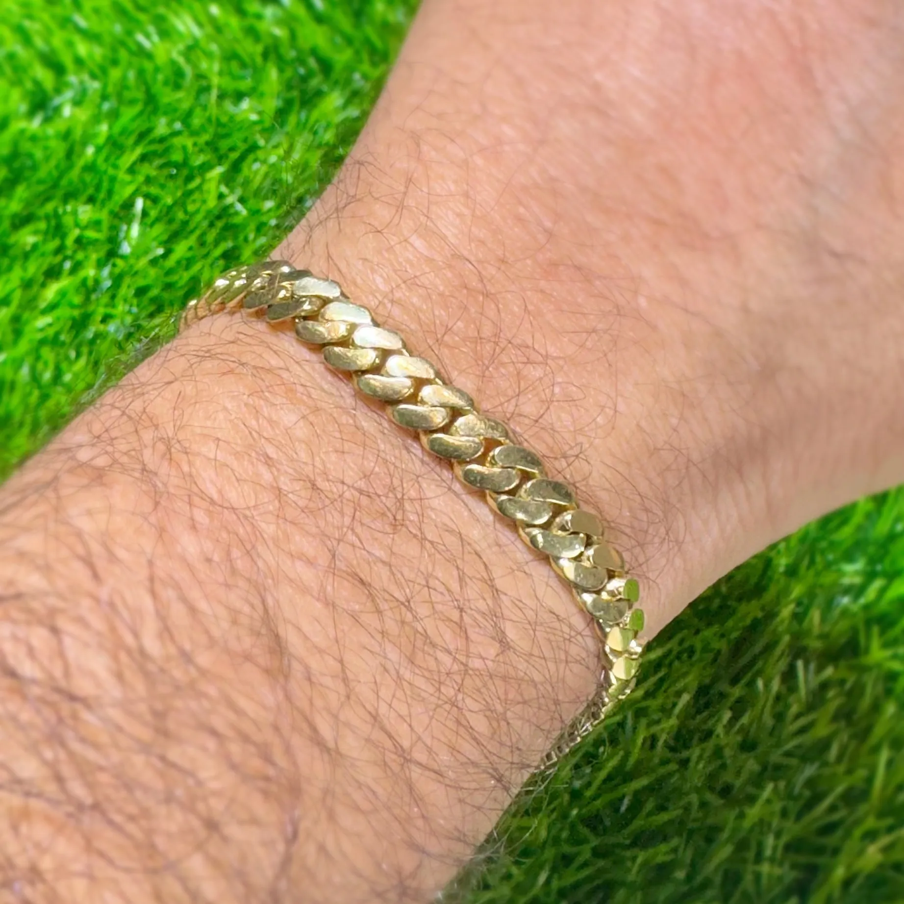 14K Solid Miami Cuban Bracelet (6MM) JTJ™