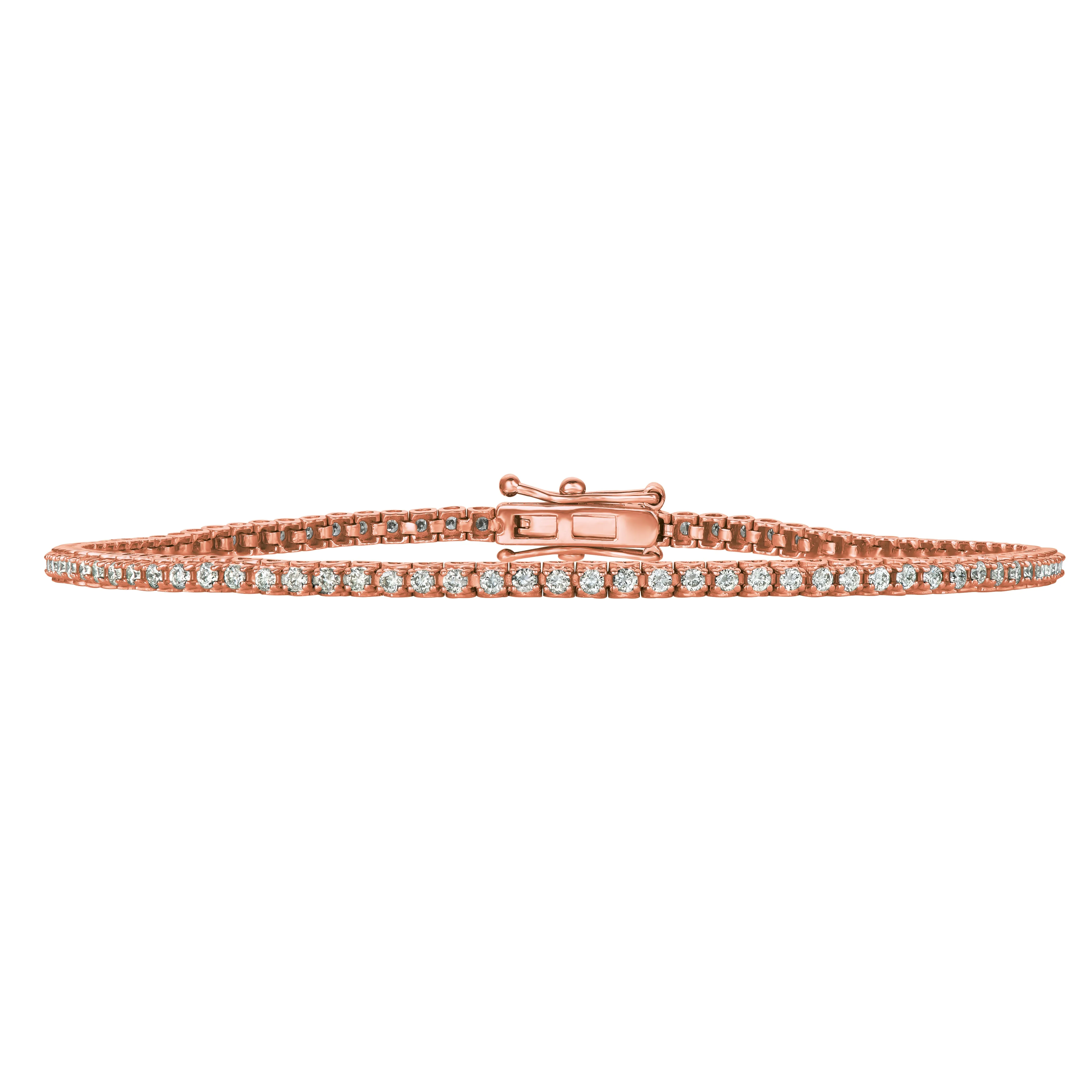 14K White Gold Diamond Tennis Bracelet