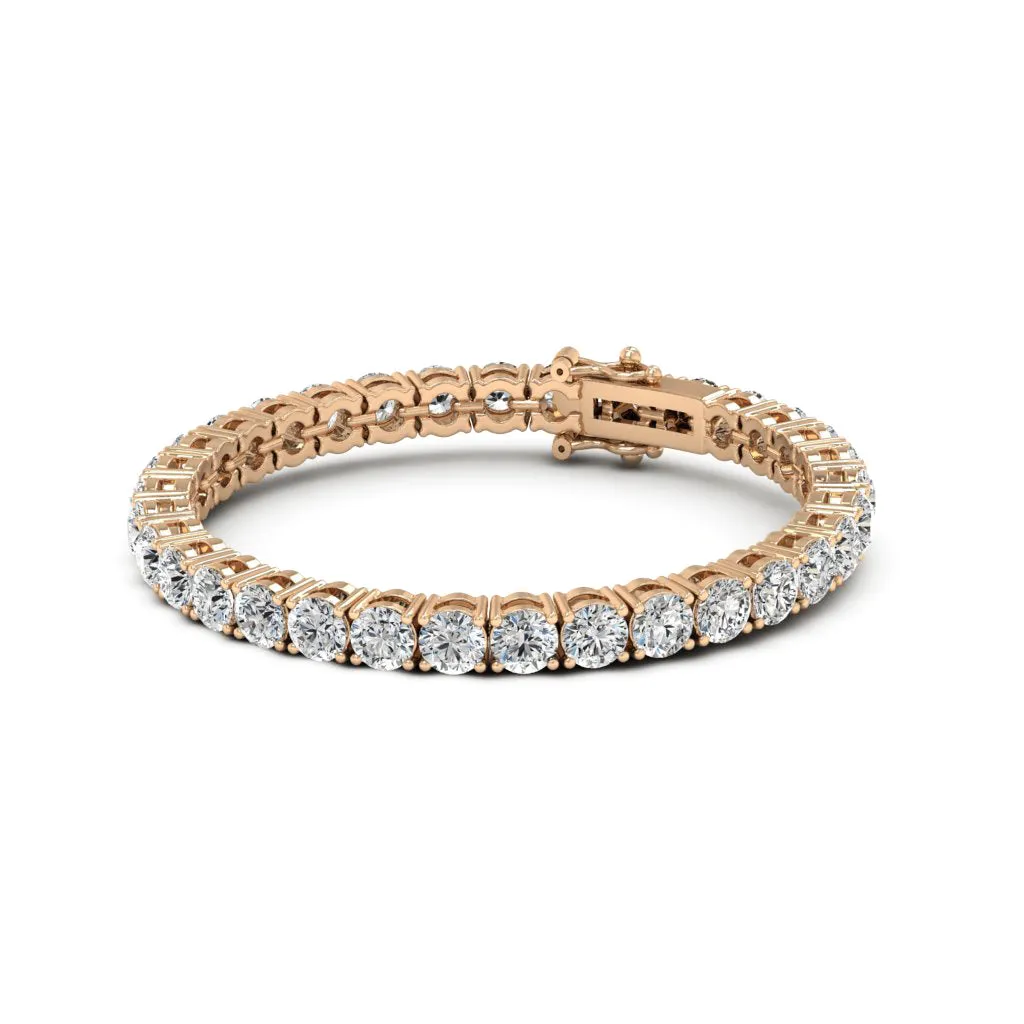 17.00 d.e.w cts Moissanite Bracelet