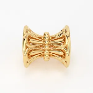 18k Solid Gold Handmade Pellet Drum Spacer Bead Finding 6mm 9mm 11mm