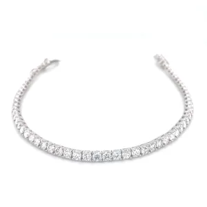 18K White Gold Diamond Tennis Bracelet