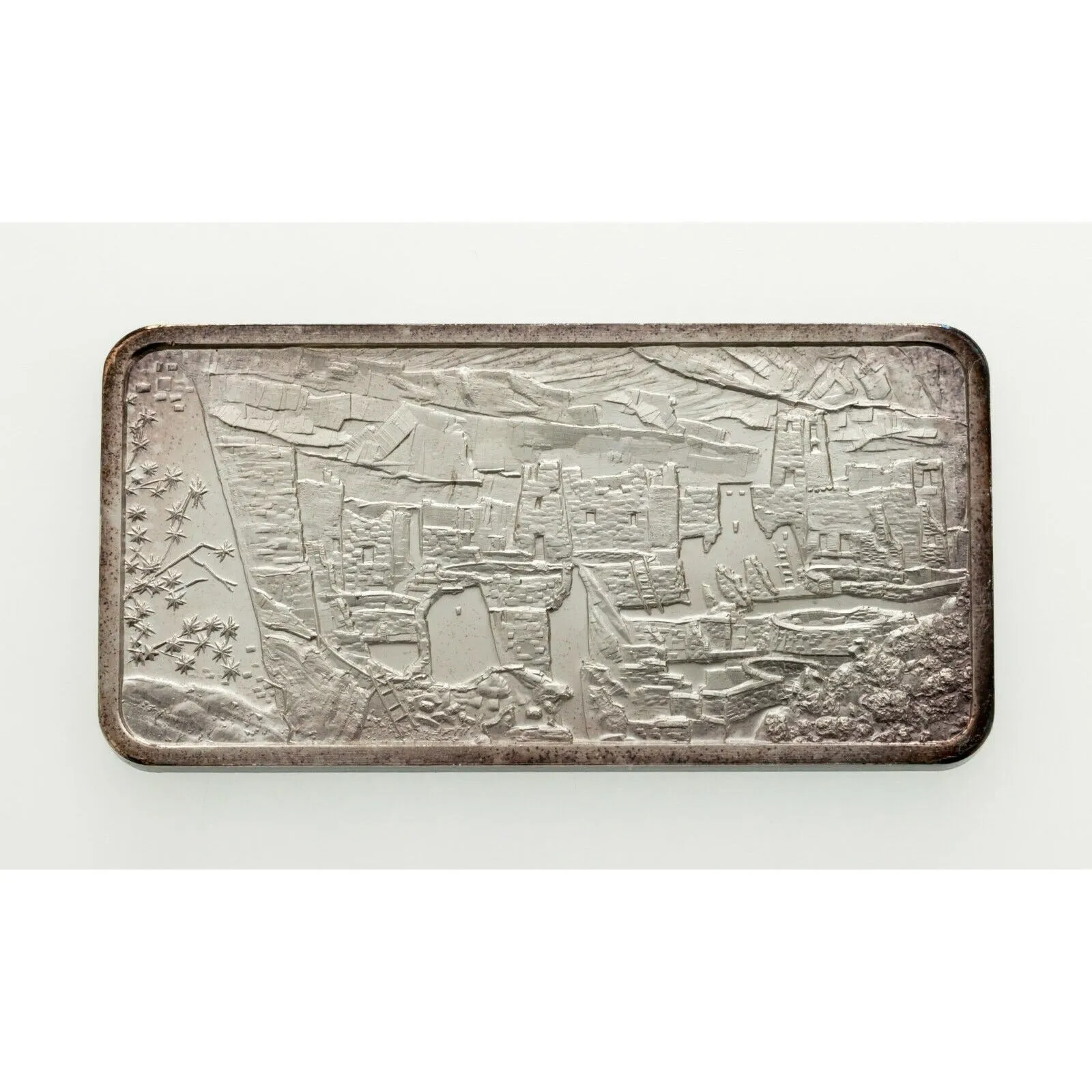 1975 Hamilton Mint America The Beautiful 1oz Silver Art Bars Lot of 3 Bars