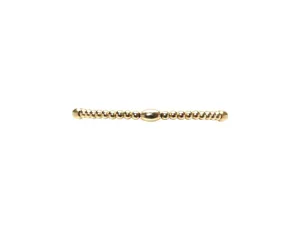 3mm Yellow Gold Filled Bracelet with Orzo Pattern