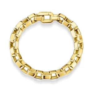400203 18KT YG Perception Link Bracelet, 18cm