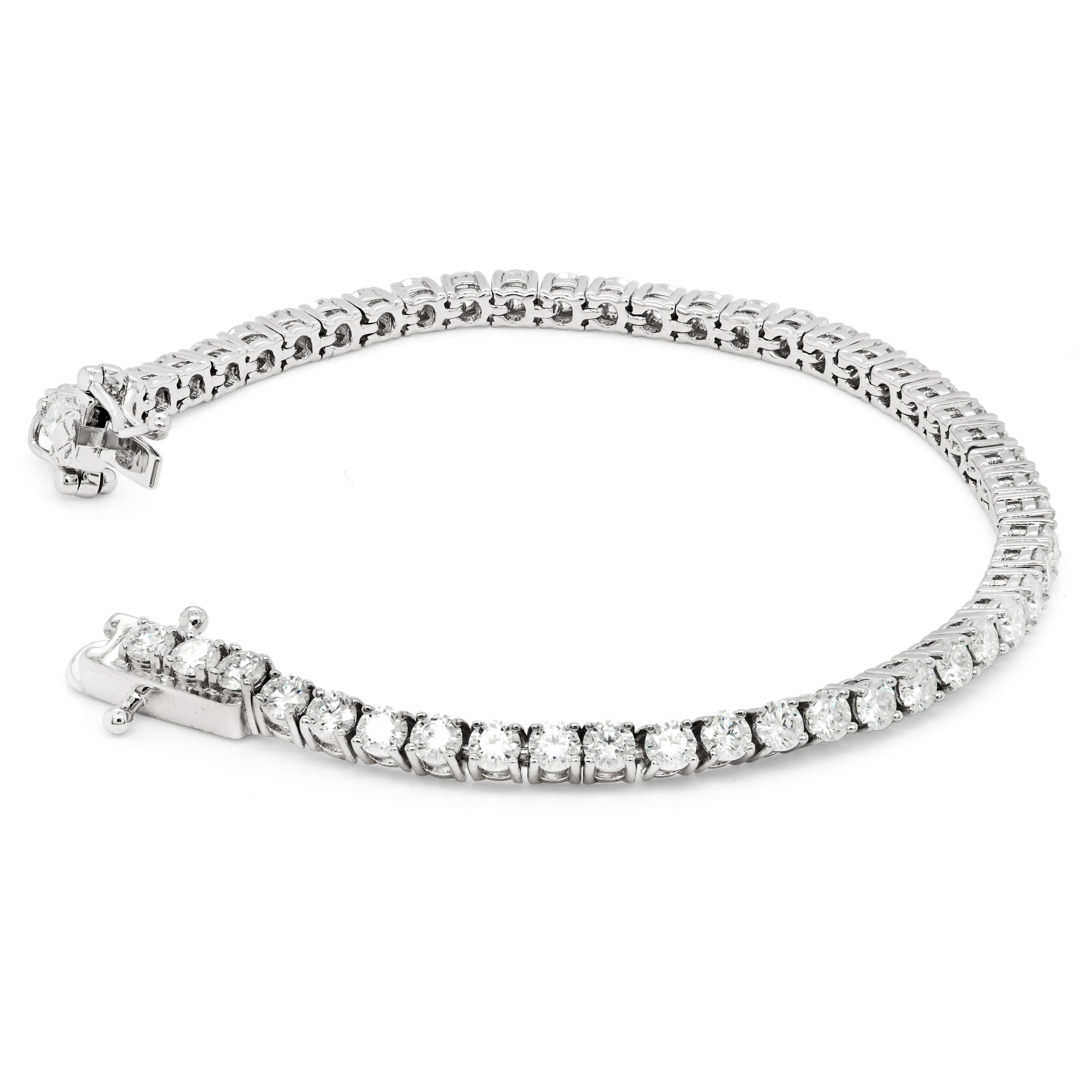 5.94 CTS DEW Moissanite Tennis Bracelet
