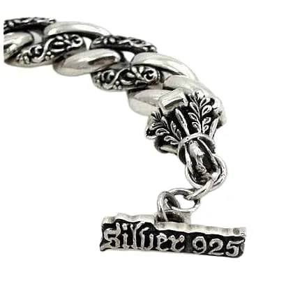 925 Sterling Silver Dragon Griffin Bracelet