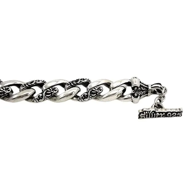 925 Sterling Silver Dragon Griffin Bracelet