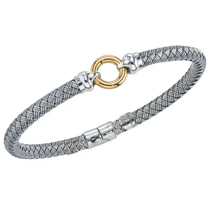 Alisa Sterling Silver & 18k Bracelet