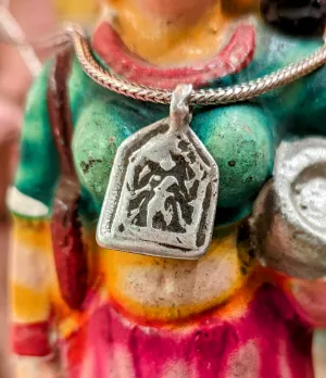 Antique Indian god amulet pendants - Kali