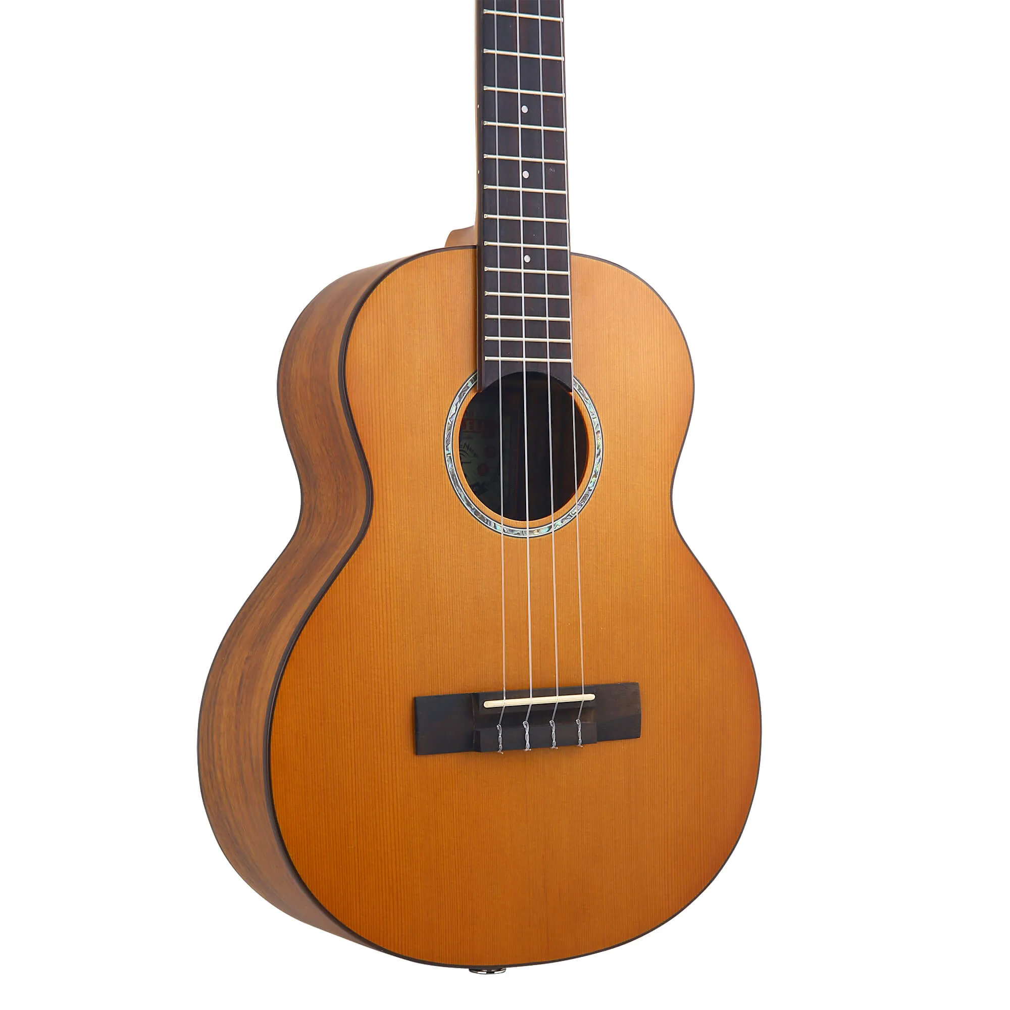aNueNue Hawaiian Dream Solid Cedar Tenor Electric Ukulele T4E