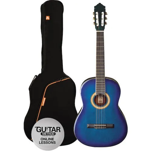 Ashton SPCG34 3/4 Size Classical Guitar Pack (6 Colours)