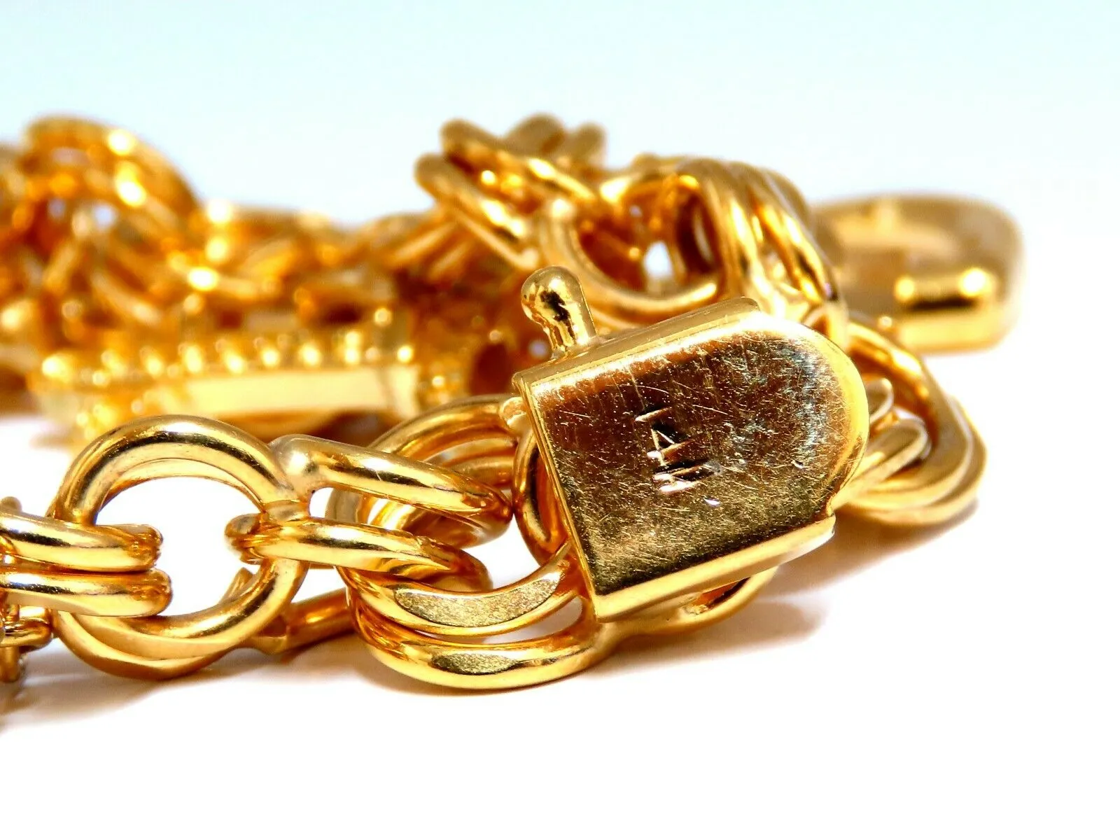 Assorted Lucky Charms Bracelet 14 karat