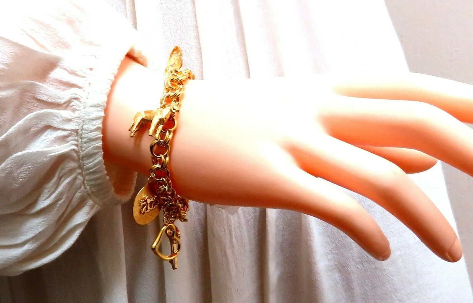 Assorted Lucky Charms Bracelet 14 karat