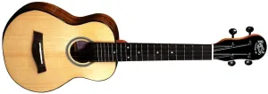 Barnes & Mullins Concert Ukulele - Solid Spruce / Acacia . Inc. Padded Gigbag