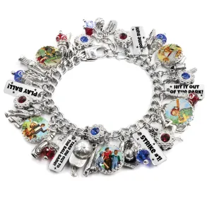 Baseball Charm Bracelet