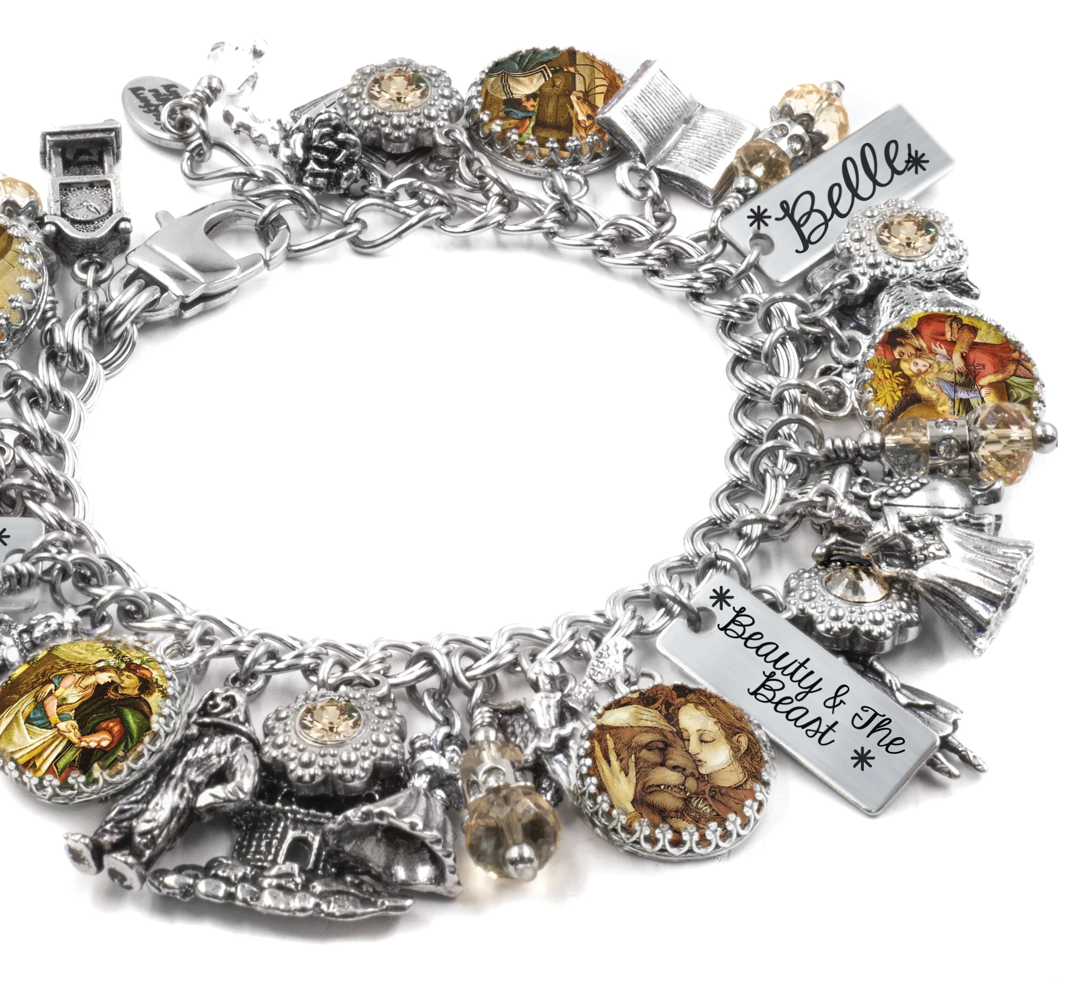 Beauty and the Beast Charm Bracelet