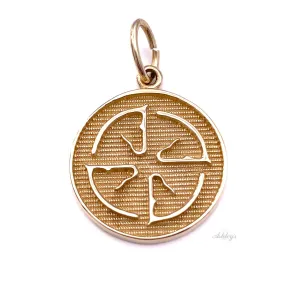Belgian Warmblood Breed Charm, 14k gold