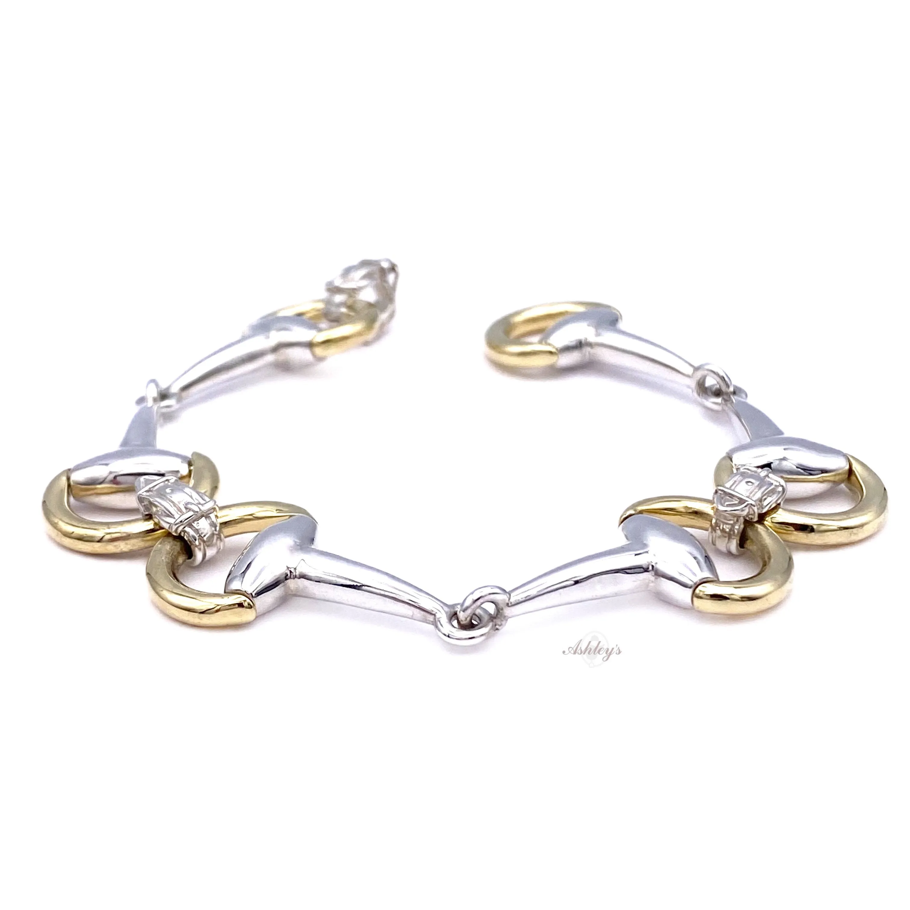 Bit Bracelet, 18k & Sterling Silver - 3 Bits