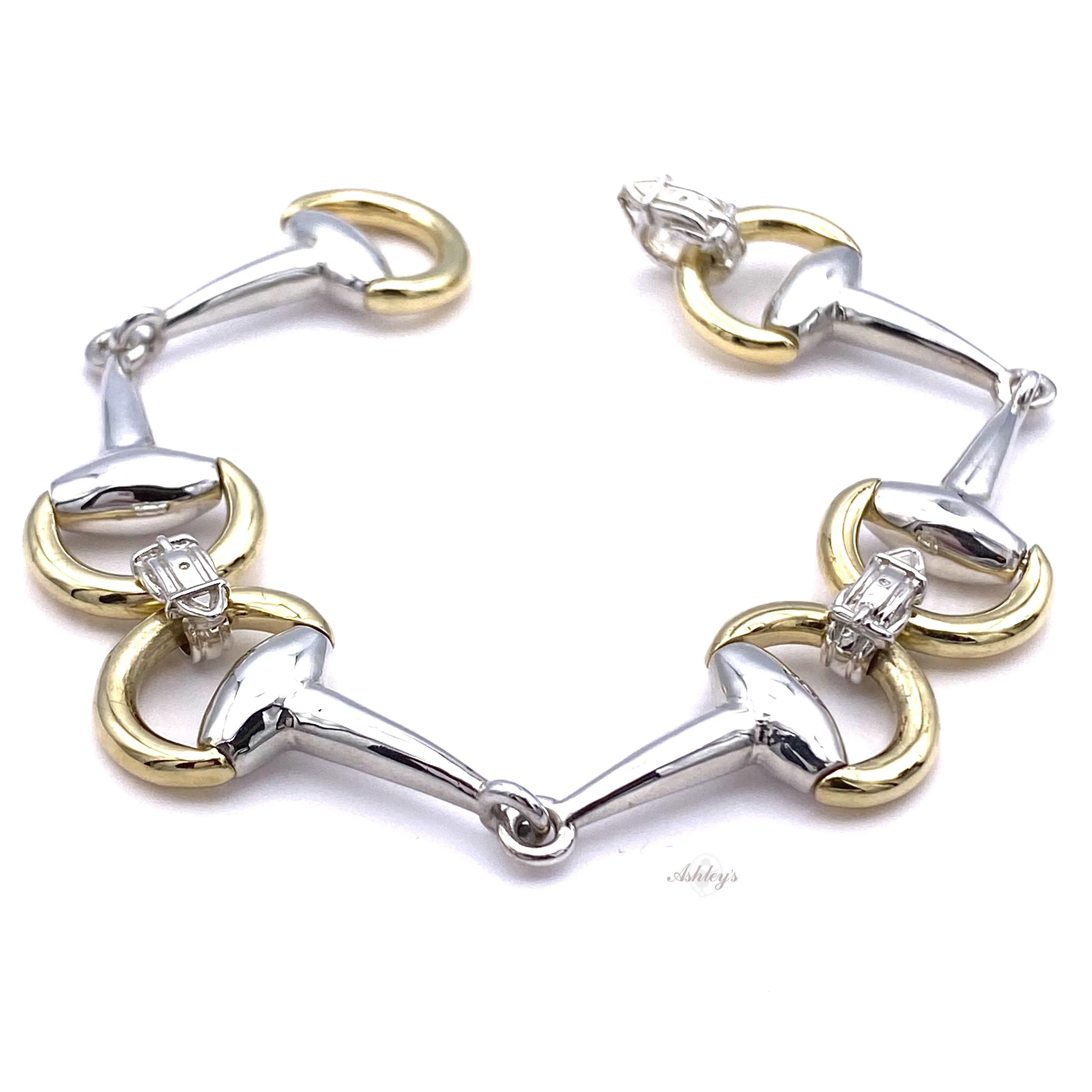 Bit Bracelet, 18k & Sterling Silver - 3 Bits