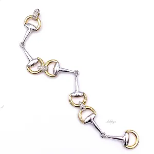 Bit Bracelet, 18k & Sterling Silver - 3 Bits