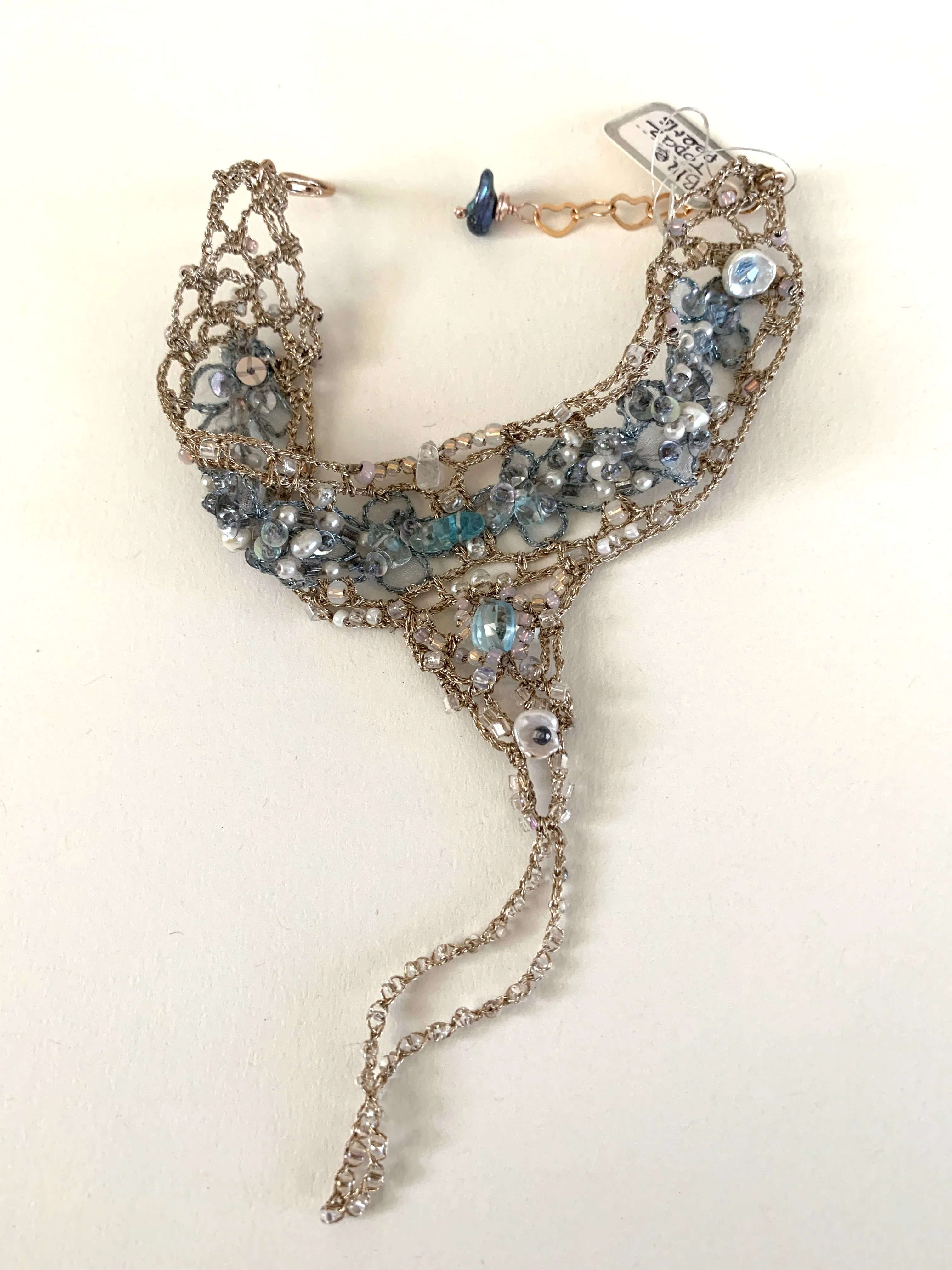 Blue Topaz Cuff Bracelet