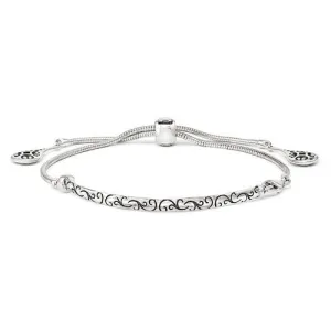 Bolo Bracelet with Filigree Drops