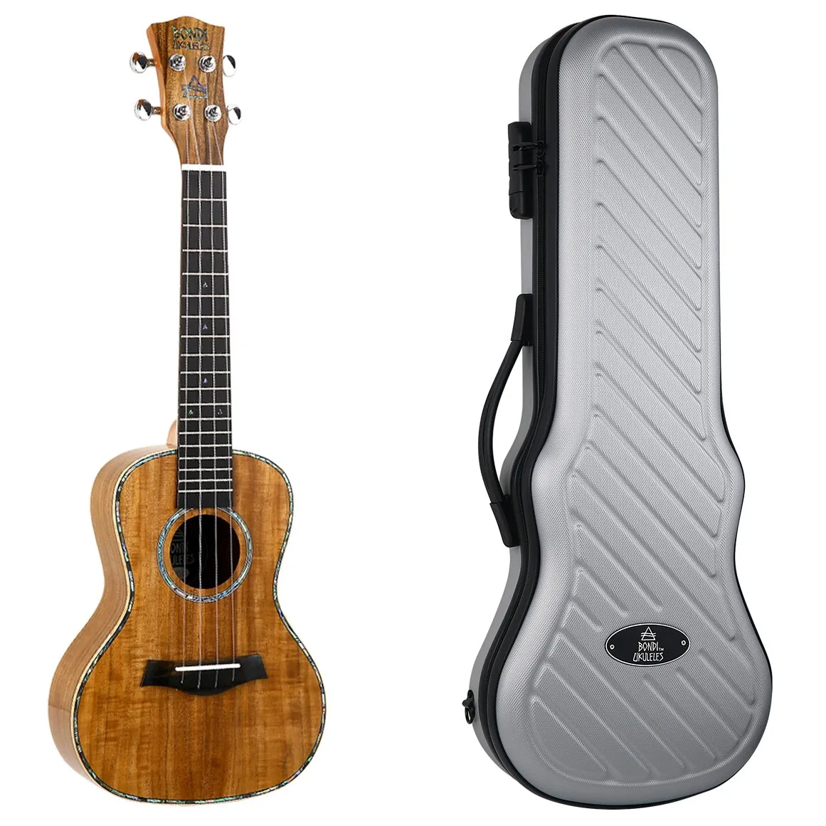 Bondi Ripple Koa Concert Electric Ukulele
