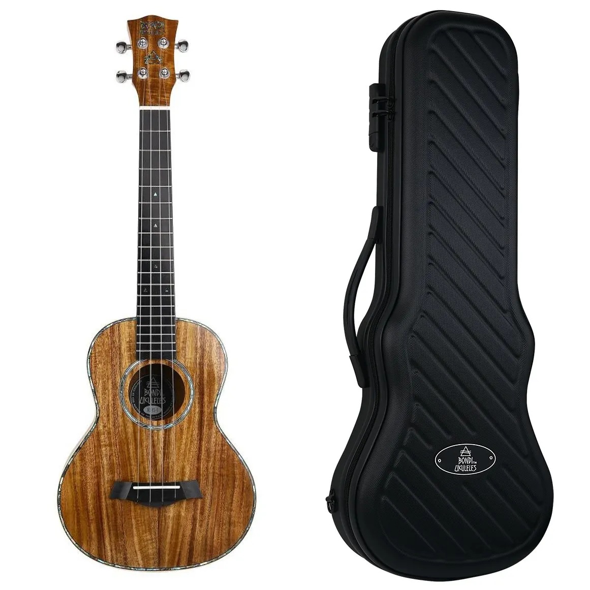 Bondi Ripple Koa Tenor Ukulele Left-Handed
