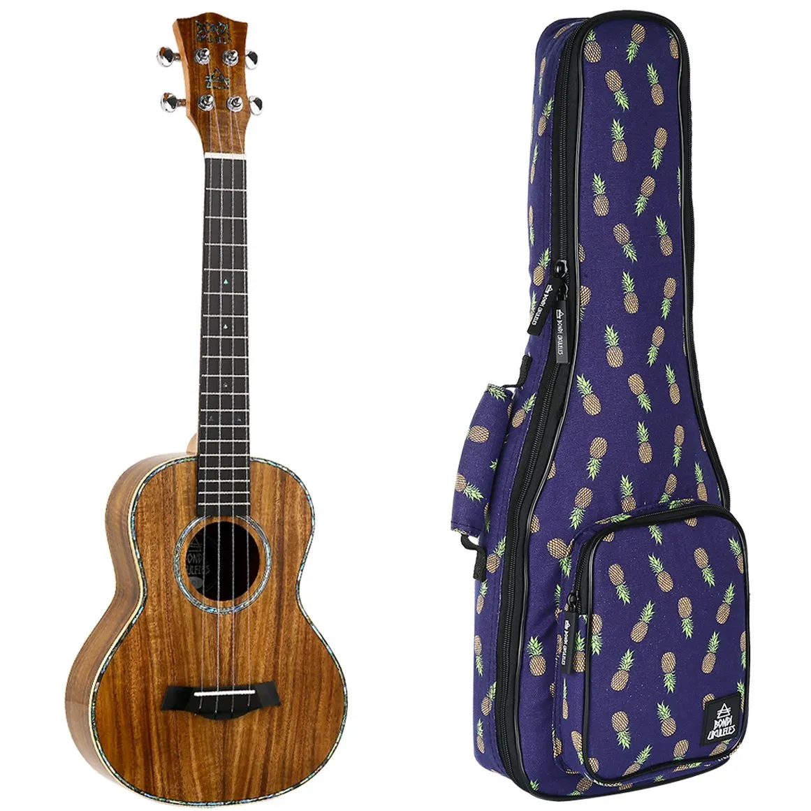 Bondi Ripple Koa Tenor Ukulele Left-Handed