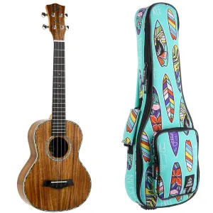 Bondi Ripple Koa Tenor Ukulele Left-Handed