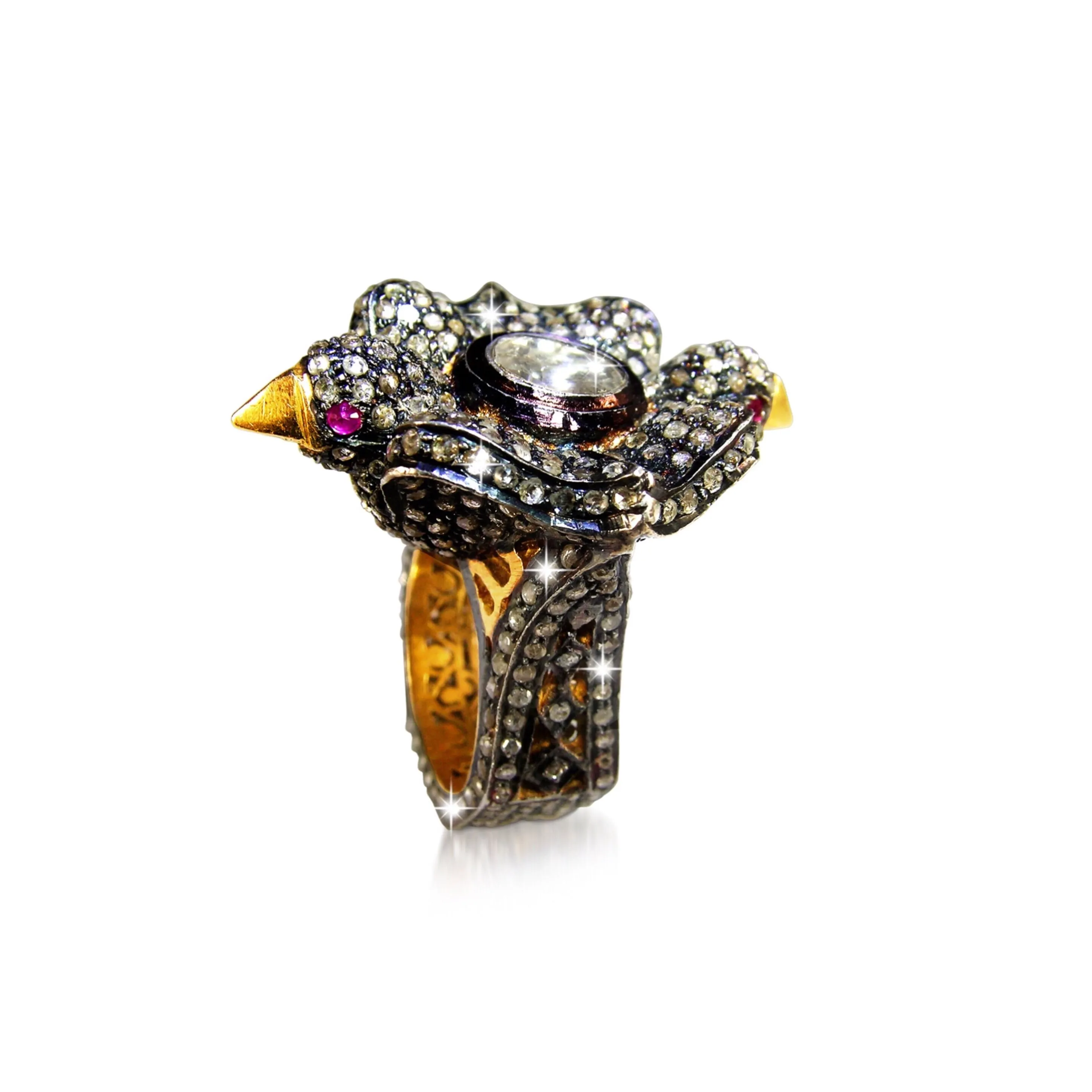 Brahma Diamond Cocktail Ring