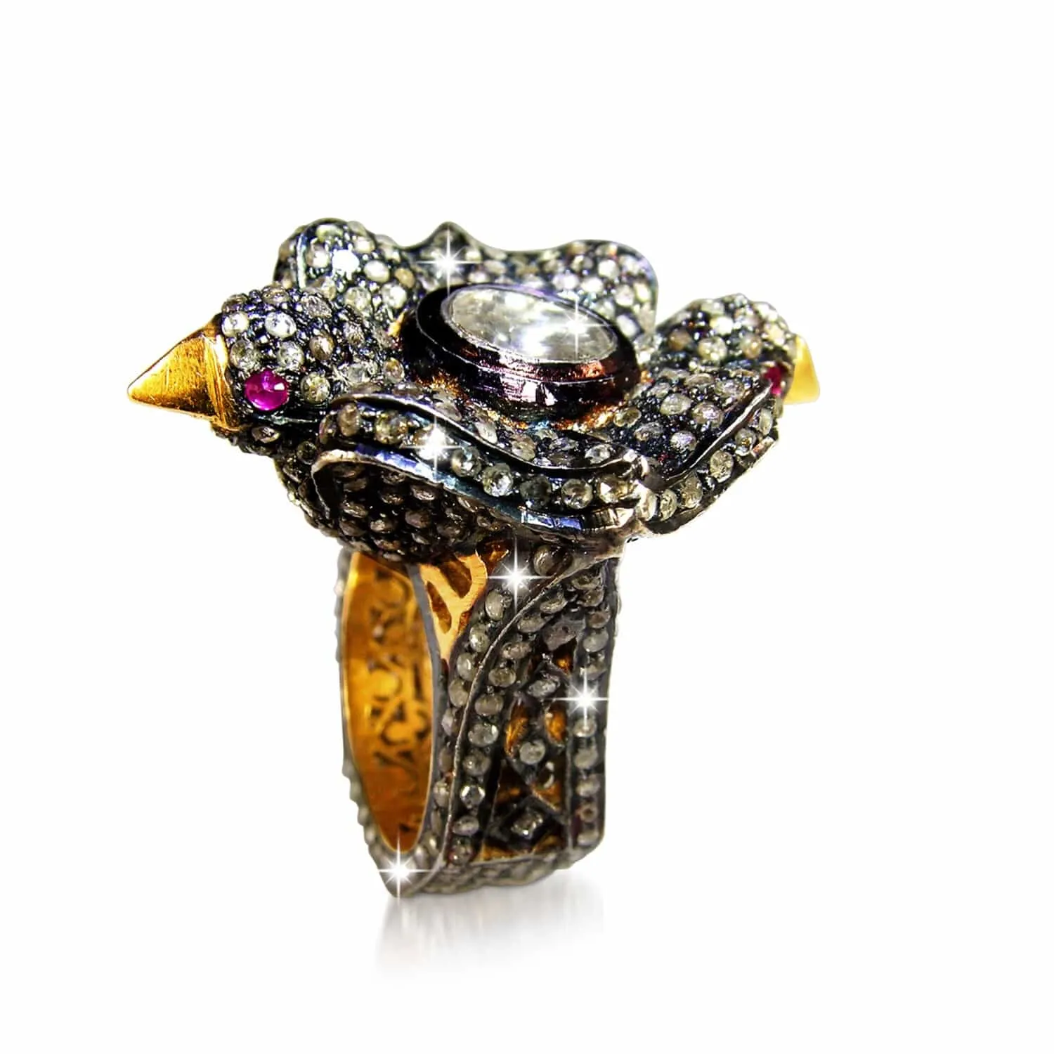 Brahma Diamond Cocktail Ring