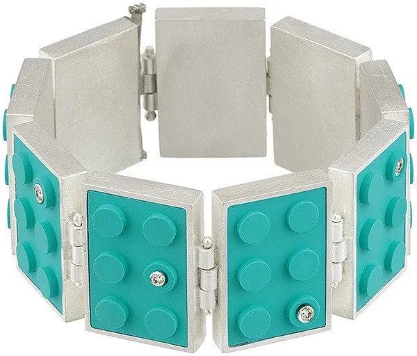 Brick Bracelet with Diamonds