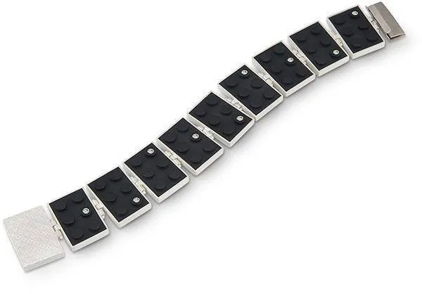 Brick Bracelet with Diamonds
