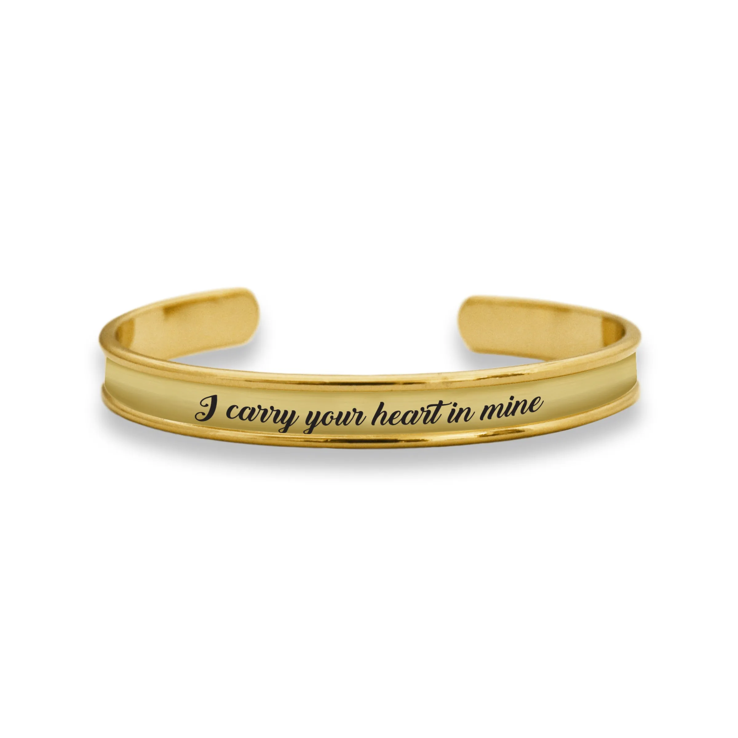 Carry Your Heart In Mine Cuff Bracelet