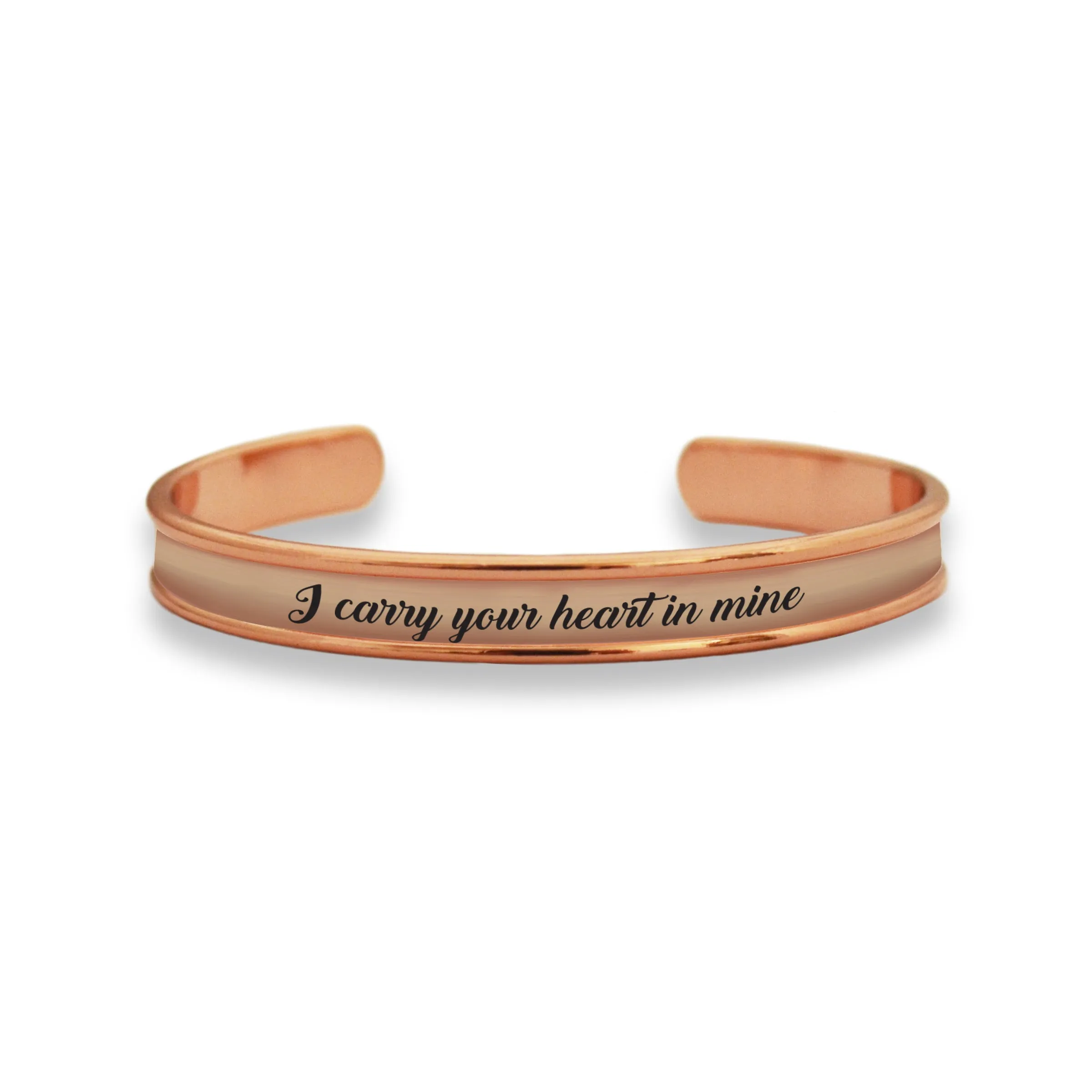 Carry Your Heart In Mine Cuff Bracelet