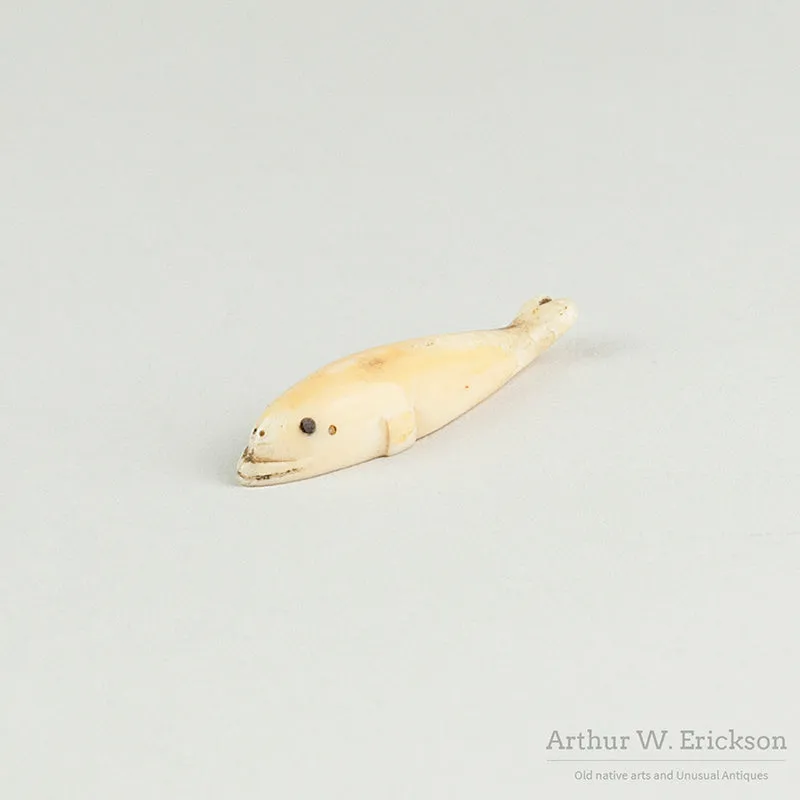 Carved Ivory Beluga Whale