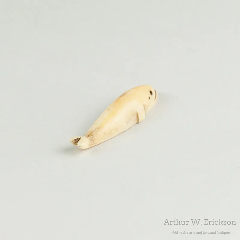 Carved Ivory Beluga Whale
