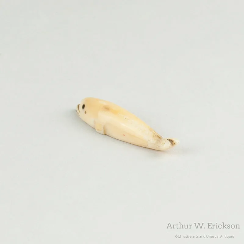 Carved Ivory Beluga Whale